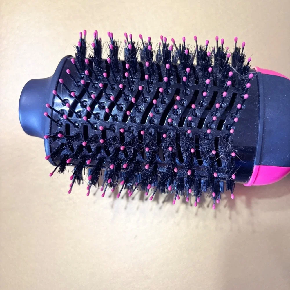 Revlon One-Step Hair Dryer and Volumizer Hot Air Brush Black Pink RVDR5222